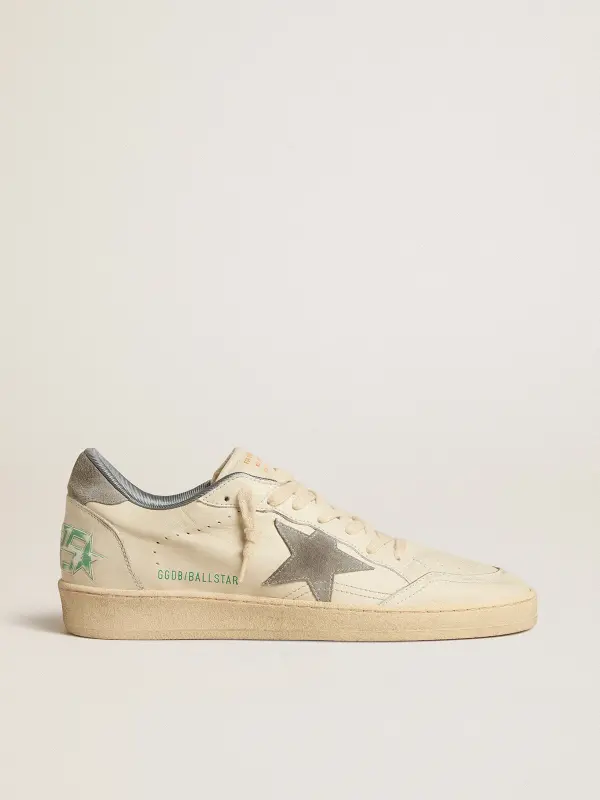 Ball Star in nappa leather with gray suede star and heel tab online