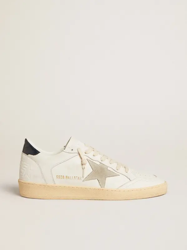 Ball Star with ice-gray suede star and blue leather heel tab online