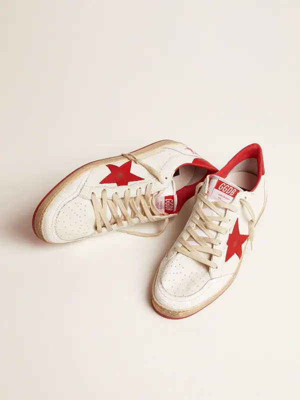 Men’s Ball Star in white leather online