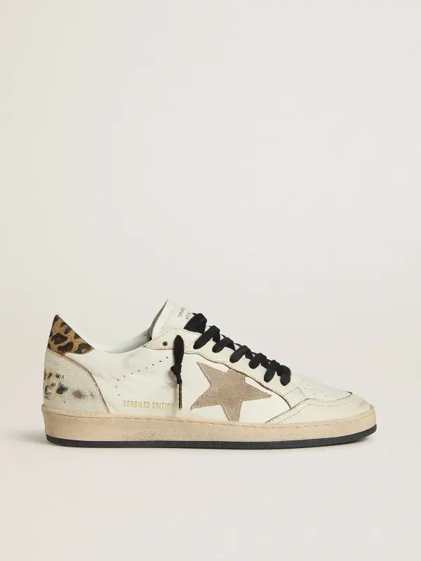 Men’s Ball Star Wishes with suede star and leopard-print pony skin heel tab online