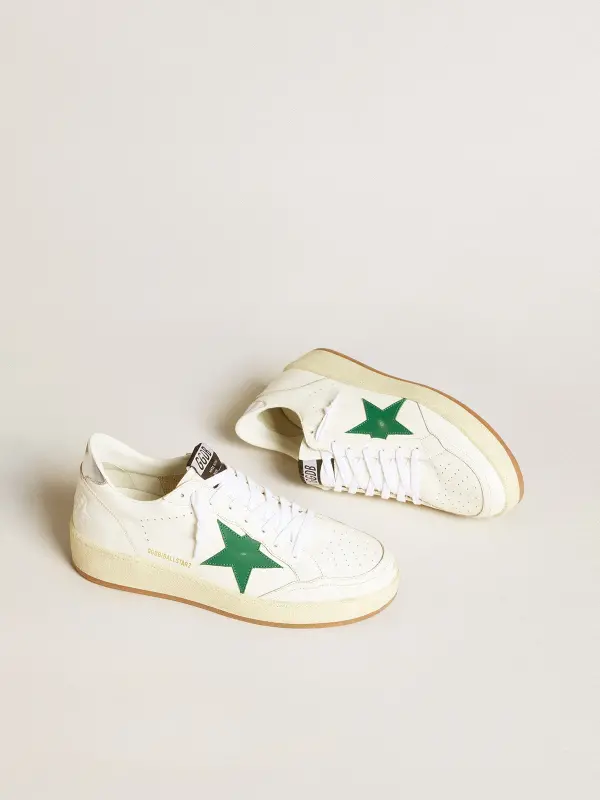 Men’s Ball Star with green leather star and metallic leather heel tab online