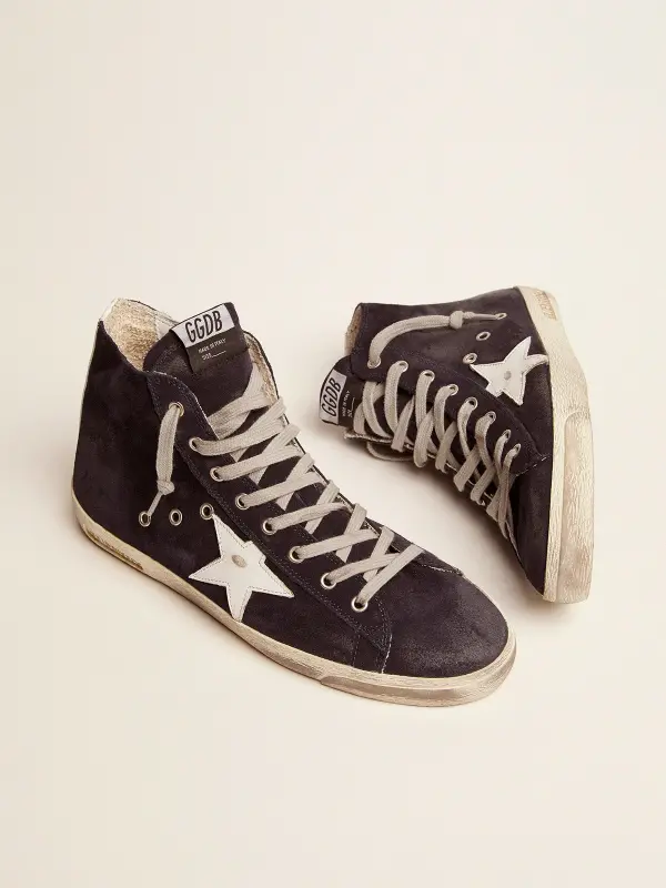 Men’s Francy in leather with leather star and heel tab online