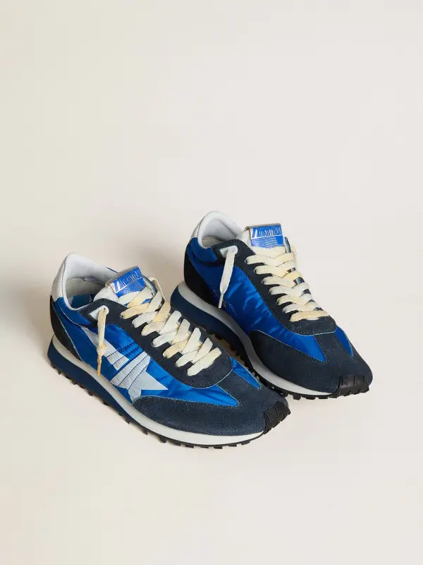 Men’s Marathon with blue nylon upper and white star online