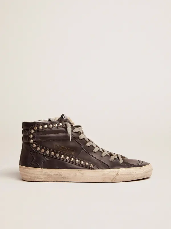 Men’s Slide black with studs online
