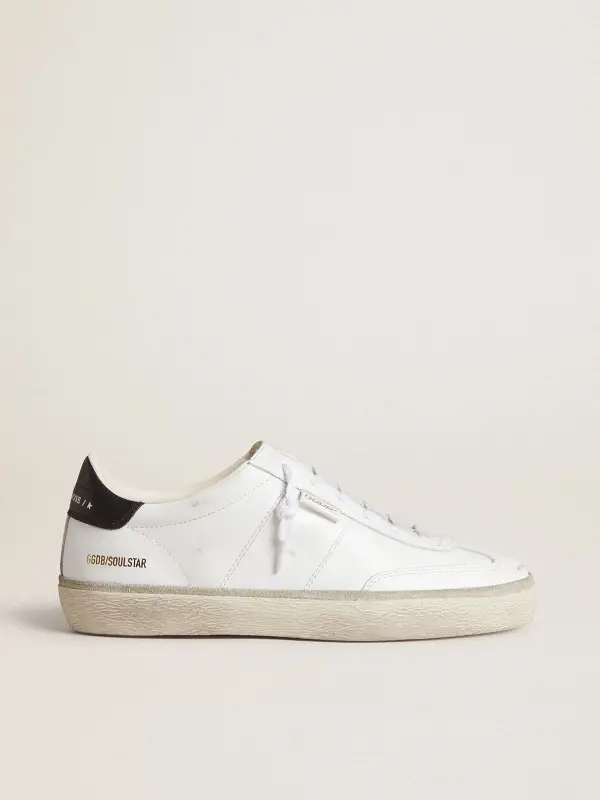 Men’s Soul Star in white leather with black leather heel tab online