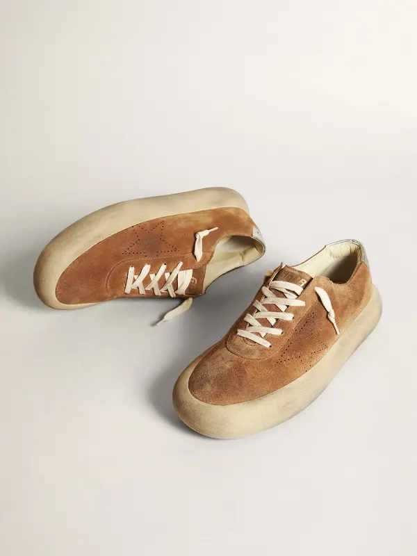 Men’s Space-Star in tobacco-colored suede online