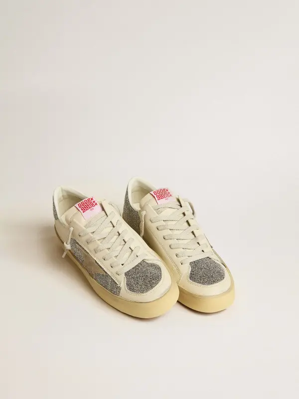 Men’s Stardan in suede with sand star and Swarovski crystal inserts online