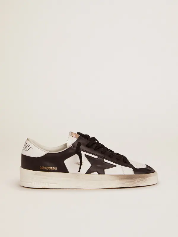 Men’s Stardan in white and black leather online