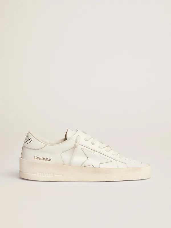 Men’s Stardan in white leather online