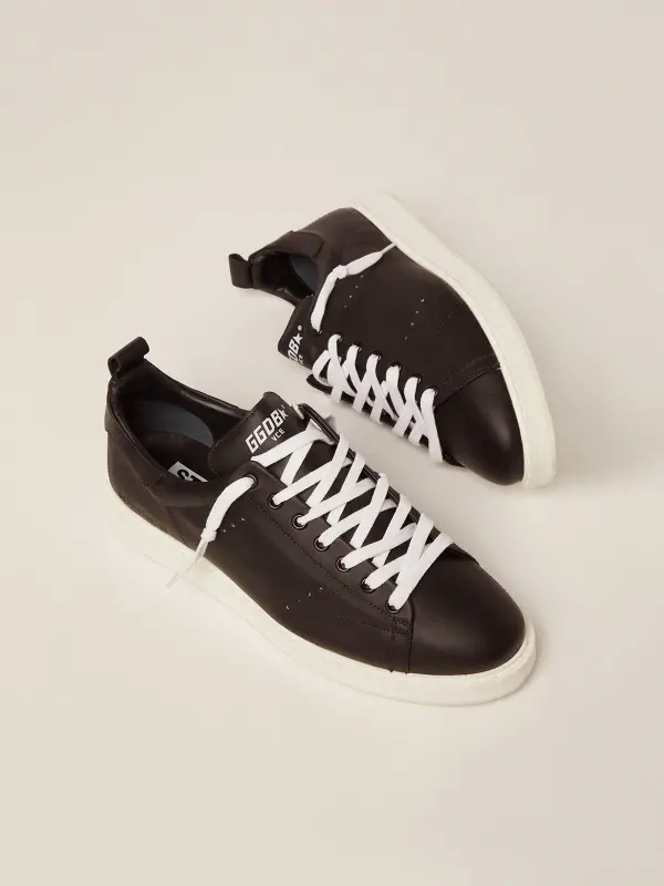 Men’s Starter in leather with star printed on the heel tab online