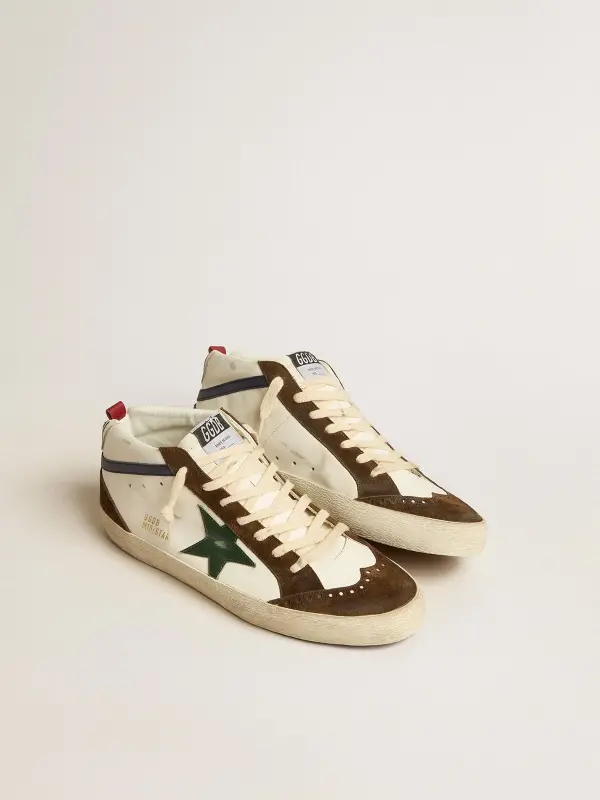 Mid Star with green leather star and blue leather flash online