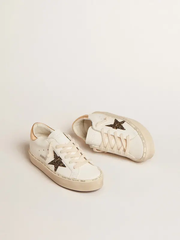 Hi Star LTD with black and gold glitter star and gold heel tab online