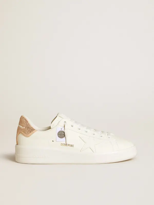 Purestar with leather star and suede heel tab with Swarovski crystals online