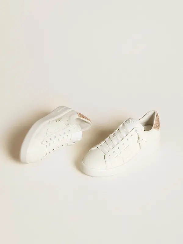 Purestar with leather star and suede heel tab with Swarovski crystals online