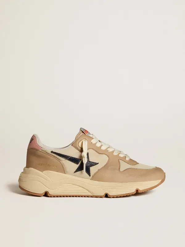 Running Sole LTD in nylon and nubuck with leather star and heel tab online
