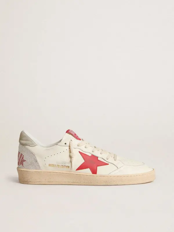 Valentine’s Day Women’s Ball Star with red leather star and red Swarovski lettering online