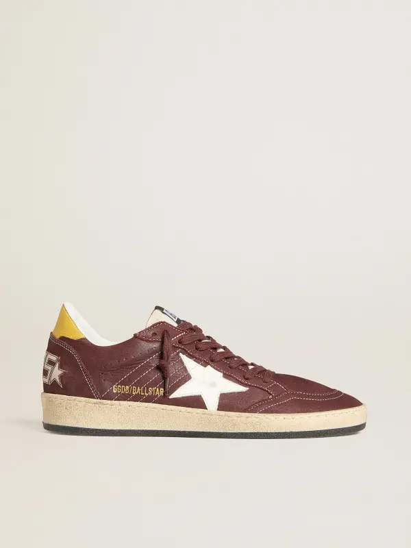 Women’s Ball Star in chocolate nubuck with leather star and heel tab online