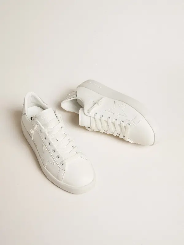 Women’s bio-based Purestar with white star and mirror-effect heel tab online