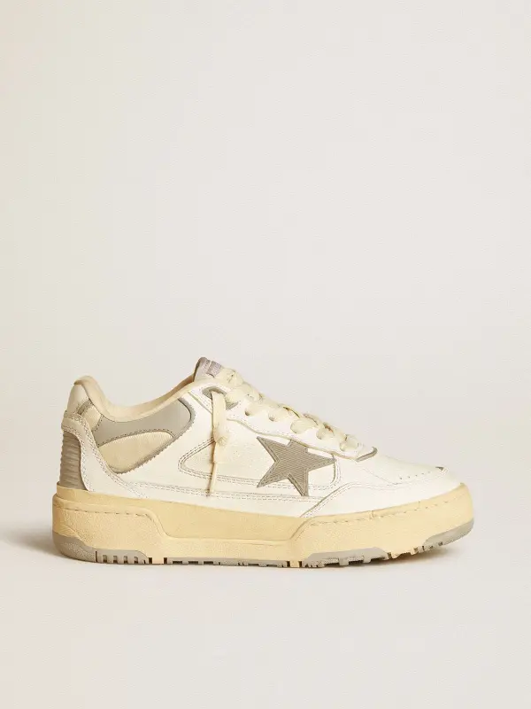 Women’s Forty2 with grey star and white leather heel tab online