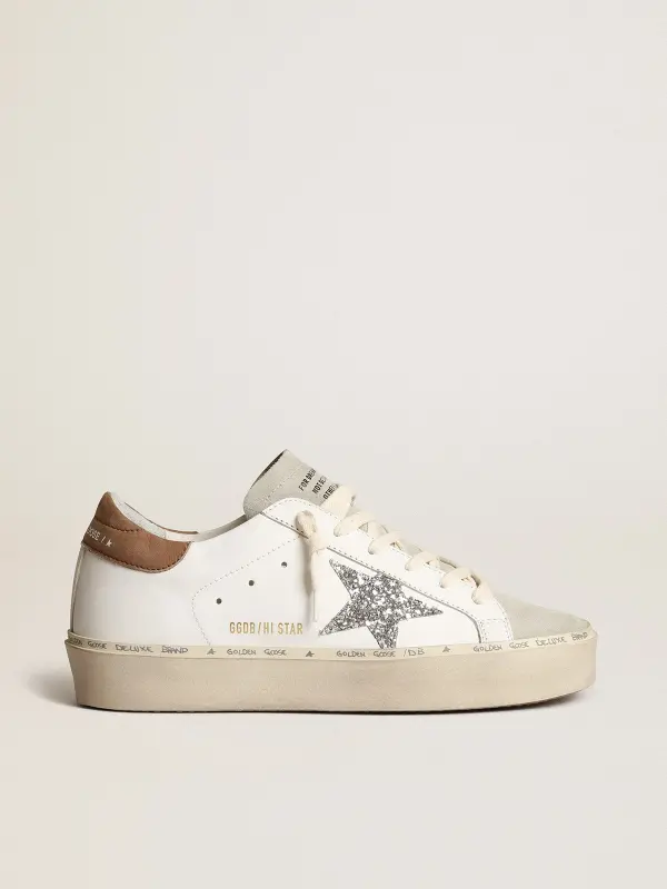 Women’s Hi Star with silver glitter star and dove-gray nubuck heel tab online