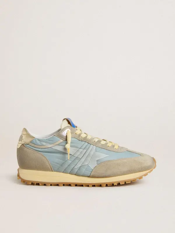 Women’s Marathon with light blue nylon upper and pastel blue star online
