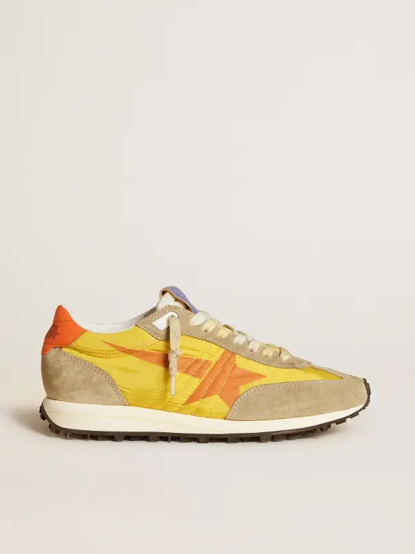 Women’s Marathon with yellow nylon upper and orange star online