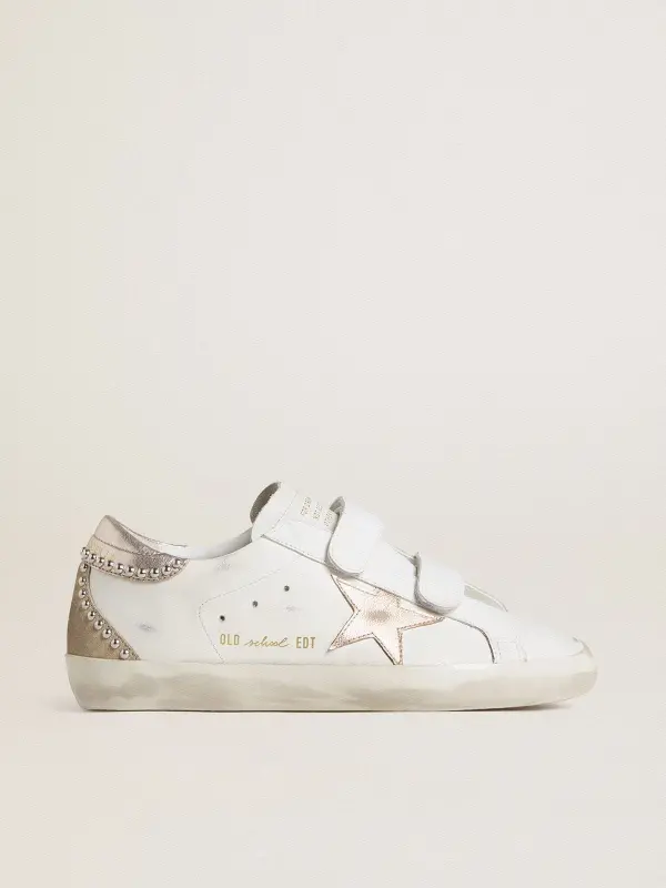 Women’s Old School LTD with rose gold metallic leather star and heel tab online