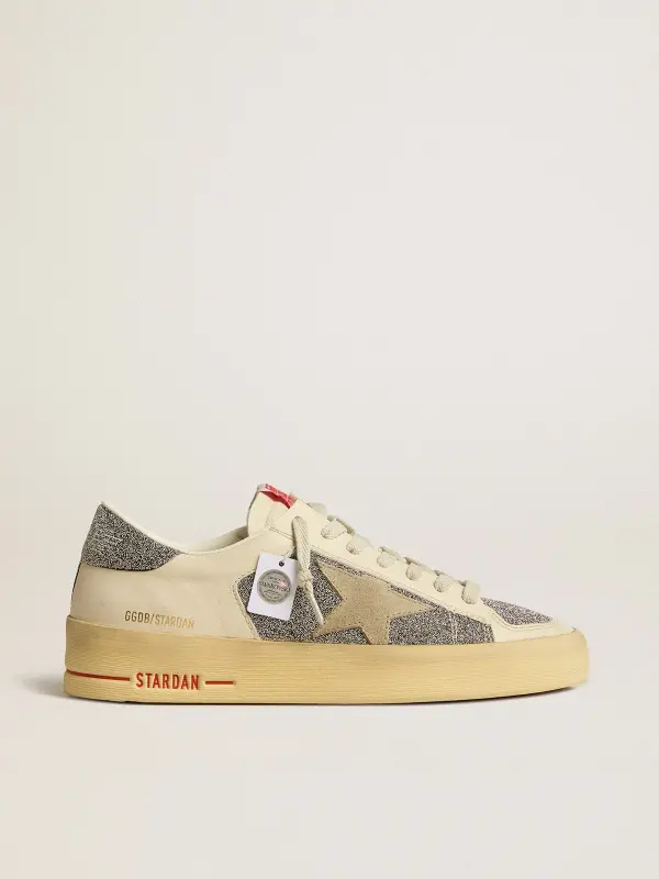 Women’s Stardan in suede with sand star and silver Swarovski crystal inserts online