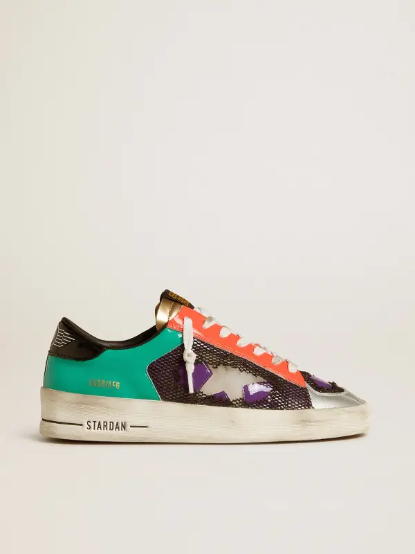 Women’s Stardan LAB in patent leather and mesh with rubber star online