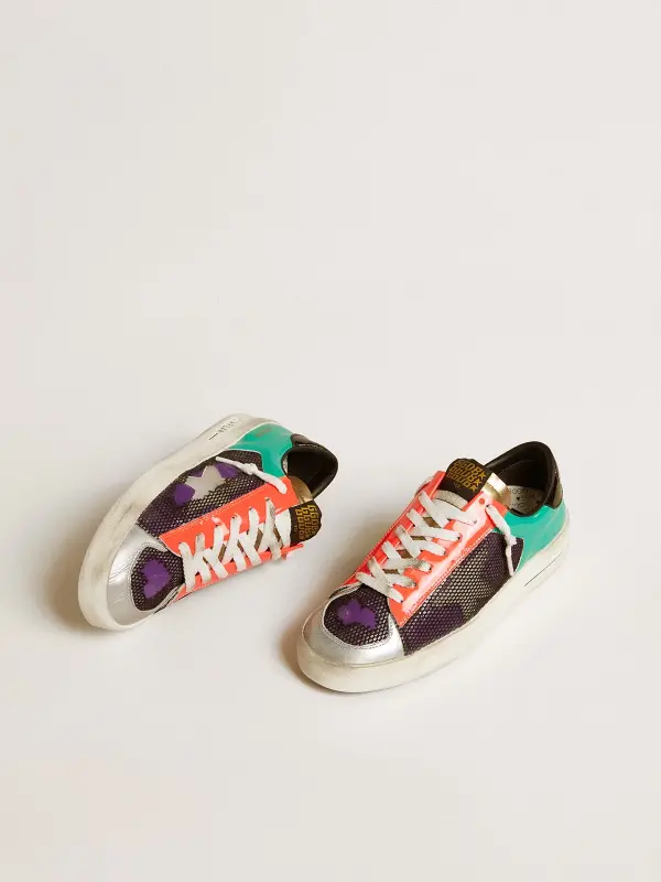 Women’s Stardan LAB in patent leather and mesh with rubber star online