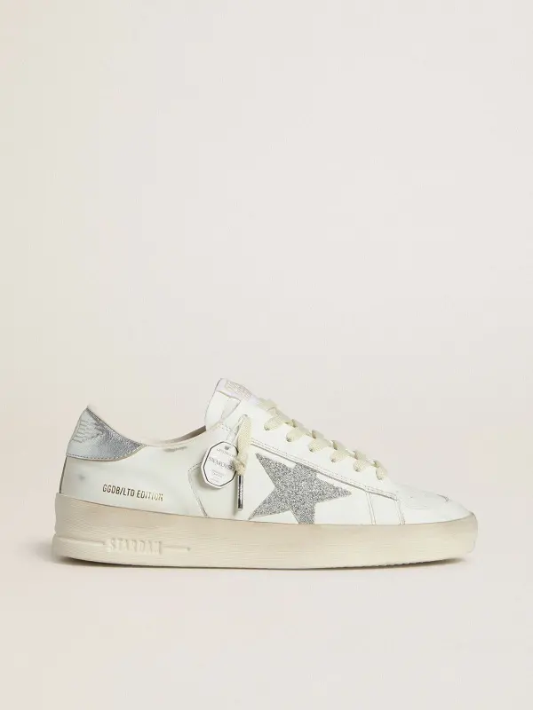 Women’s Stardan LTD with Swarovski crystal star and metallic leather heel tab online