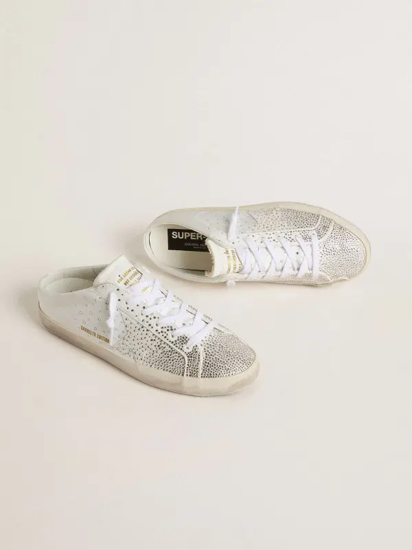 Women’s Super-Star Sabot LTD with gray suede star and Swarovski crystals online