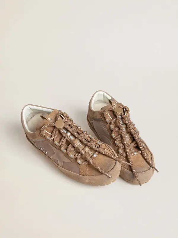 Women’s Super-Star Ski in Dolmias and caramel suede with marble nubuck star and heel tab online