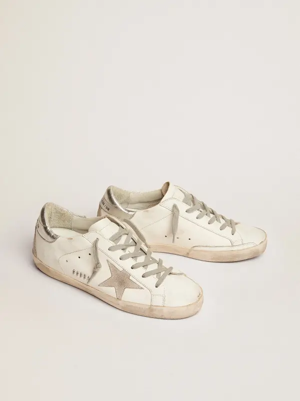 Women’s Super-Star with silver heel tab and metal stud lettering online