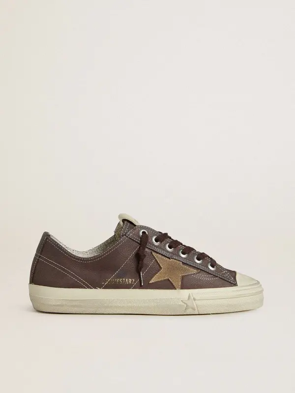 Women’s V-Star in brown nubuck with tobacco-colored suede star online