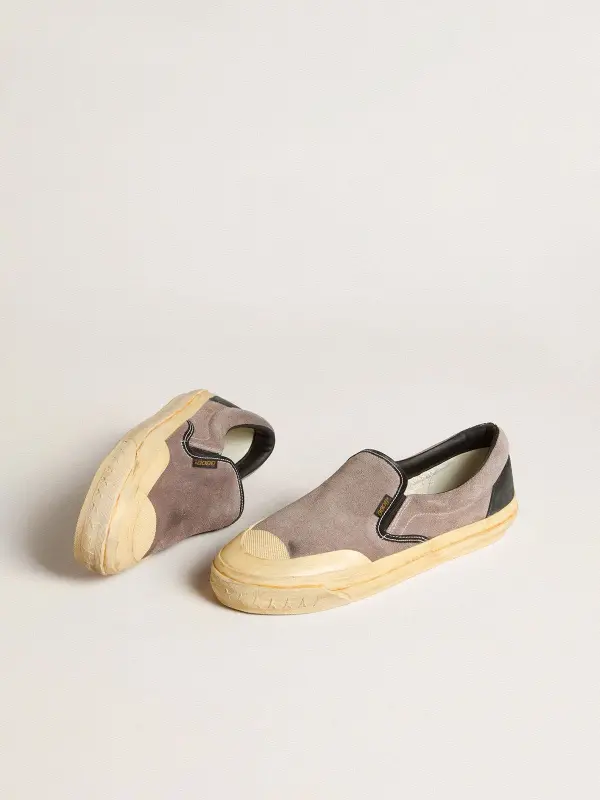 Women’s VCE Penstar in dove-gray suede with black leather heel tab online