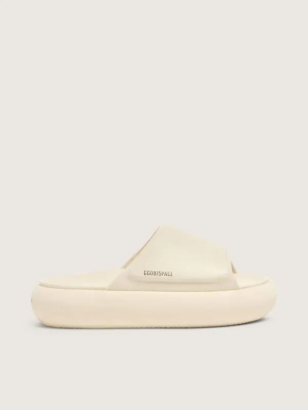 Women’s Space-Star slip-ons in white leather online